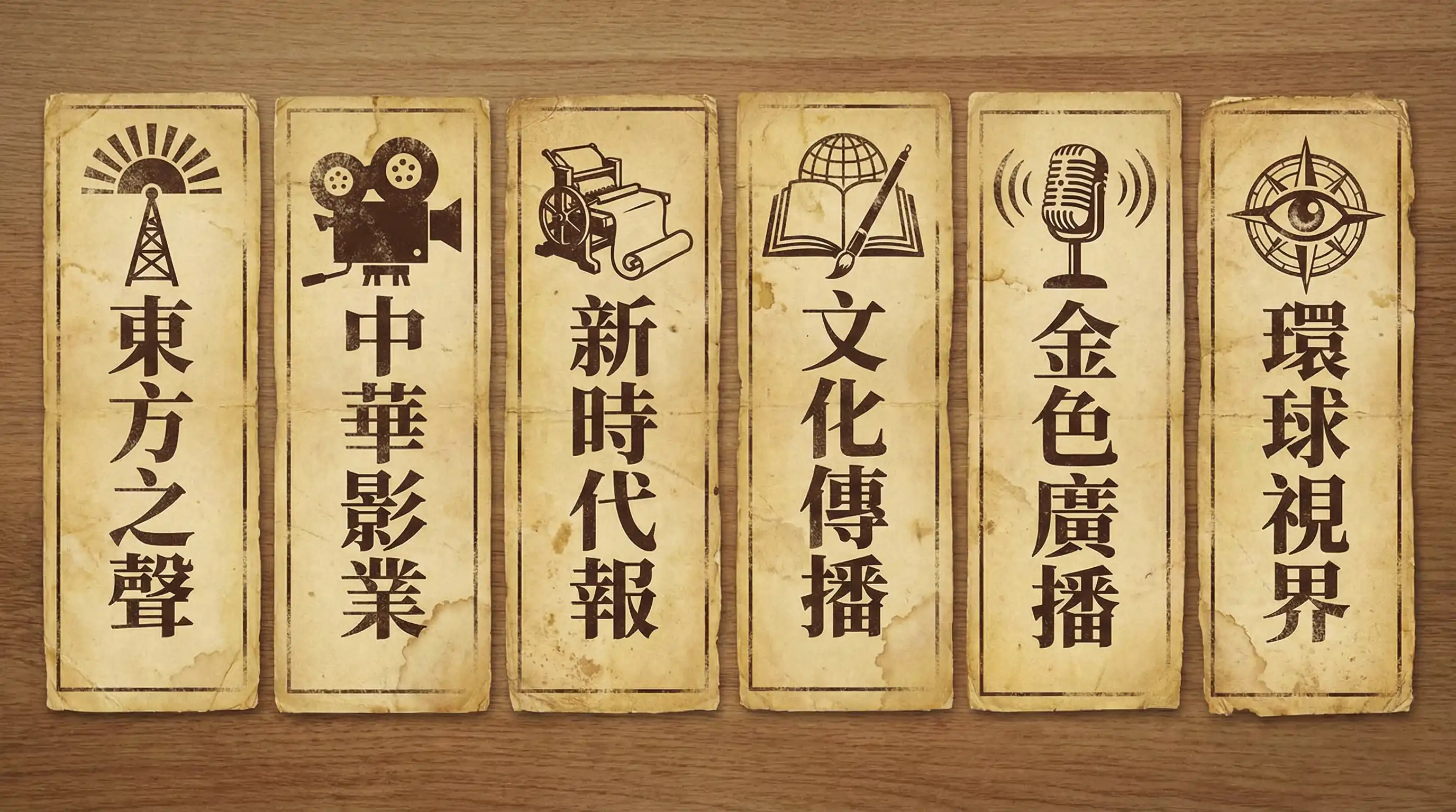 呦呦视频 合作伙伴 - 东方之声、中华影业、新时代报、文化传播、金色广播、环球视界